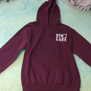 “Don’t care” Hoodie